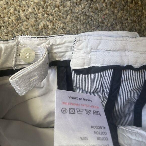 Jacadi Pants Kids 3T /88cm Striped Roll Tab Straight Leg Adjusted Waist - Picture 6 of 12